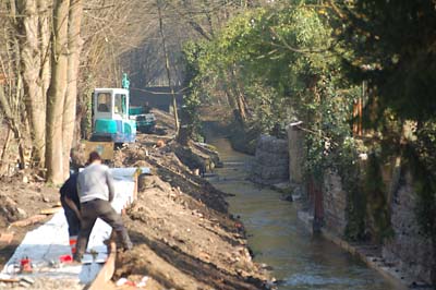 Travaux sur la Woluwe Travaux sur la Woluwe