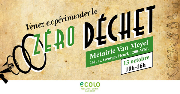Affiche zéro déchets